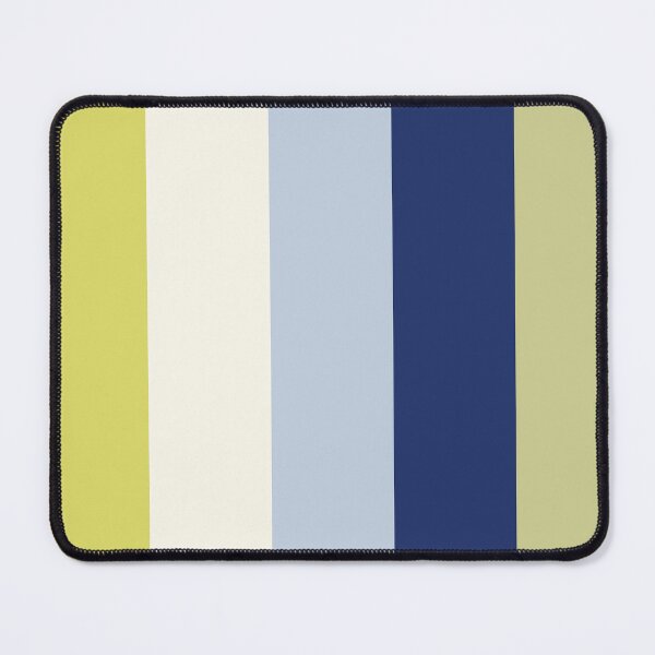 Item preview, Gold, cream & blue vertical blocks designed and sold by Mint + Midnight.