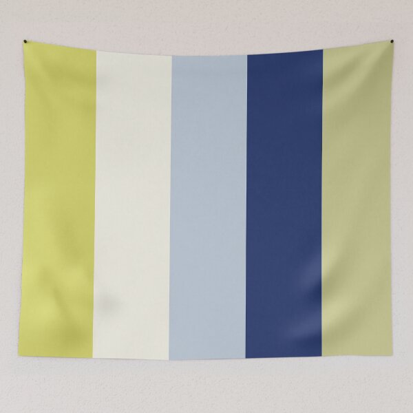 Item preview, Gold, cream & blue vertical blocks designed and sold by Mint + Midnight.