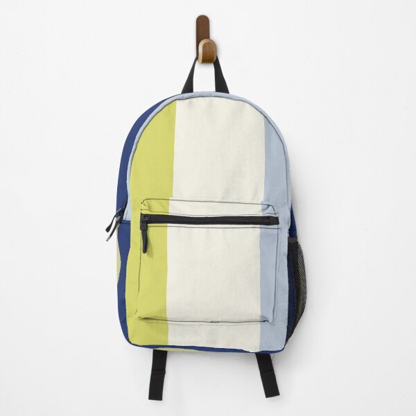 Item preview, Gold, cream & blue vertical blocks designed and sold by Mint + Midnight.