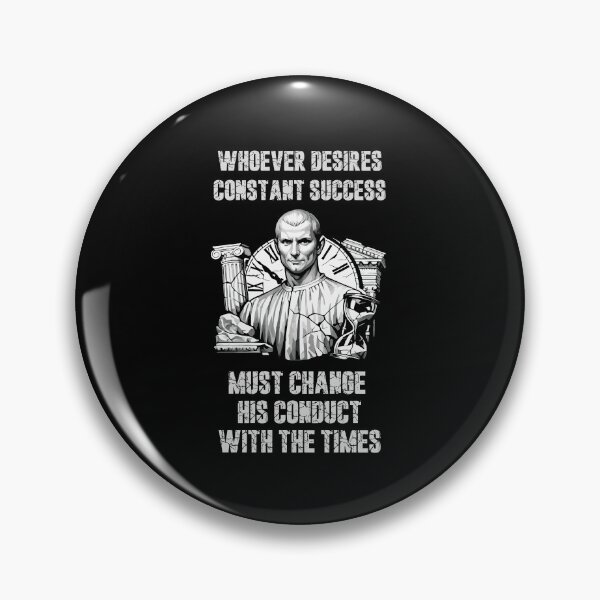 Item preview, Machiavelli Quote Neoclassical Bust – Adapt or Fall Philosophy Design designed and sold by storelibertys.