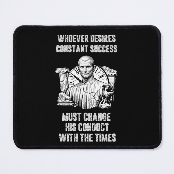 Item preview, Machiavelli Quote Neoclassical Bust – Adapt or Fall Philosophy Design designed and sold by storelibertys.