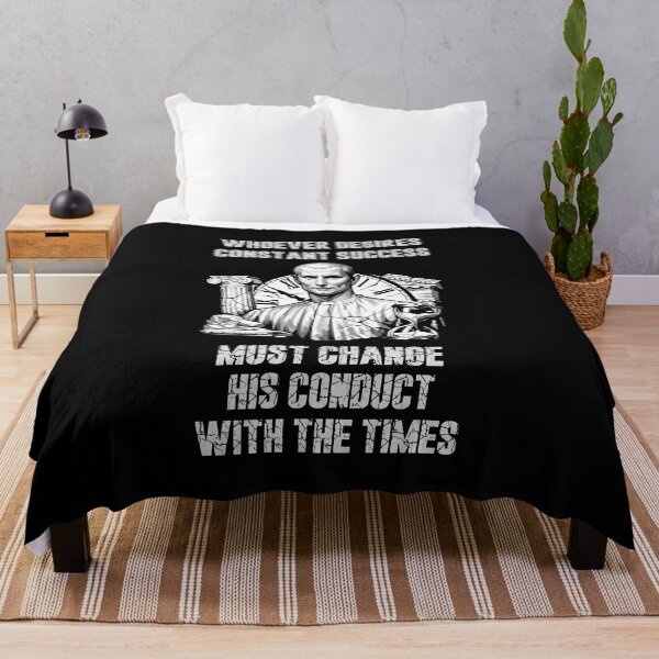 Item preview, Machiavelli Quote Neoclassical Bust – Adapt or Fall Philosophy Design designed and sold by storelibertys.
