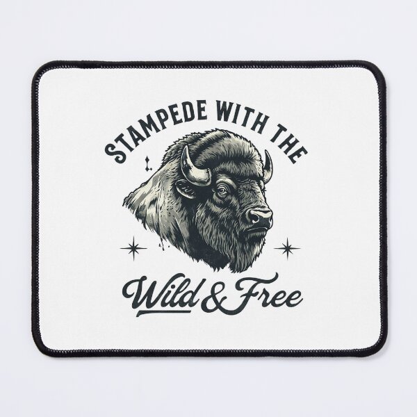 Item preview, Bison picture with funny slogan designed and sold by lucyinspace.