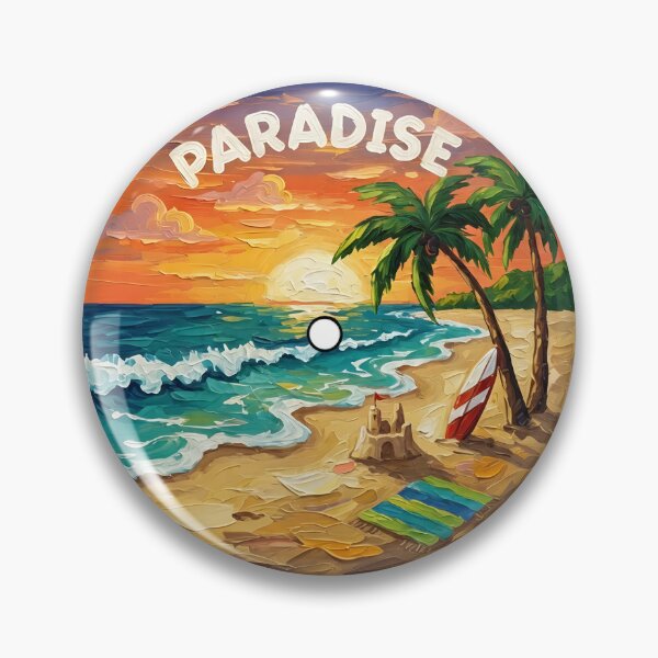 Item preview, Sunset Beach Colorful Palette Knife Art Playful Ocean Design designed and sold by GymTanLaundry.
