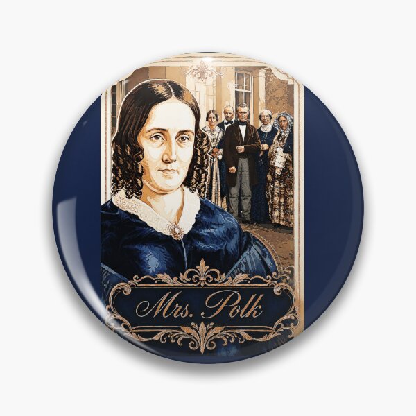 Item preview, Mrs. (Sarah) Polk - first ladies portraits series  designed and sold by CMooreWorx.