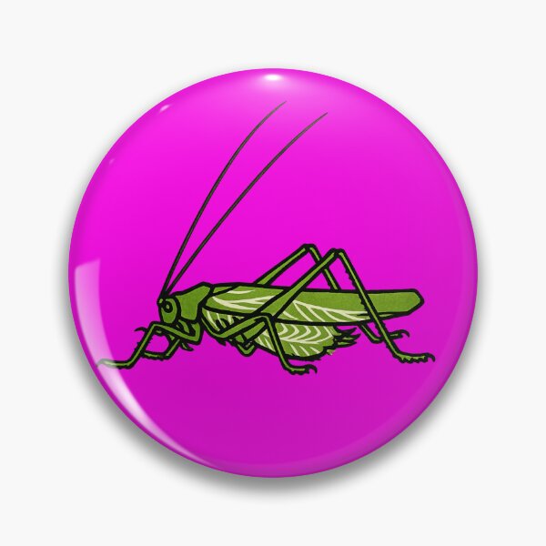 Item preview, Grasshopper Illustration – Bold Insect Art for Nature Lovers & Collectors designed and sold by Analog Aura .