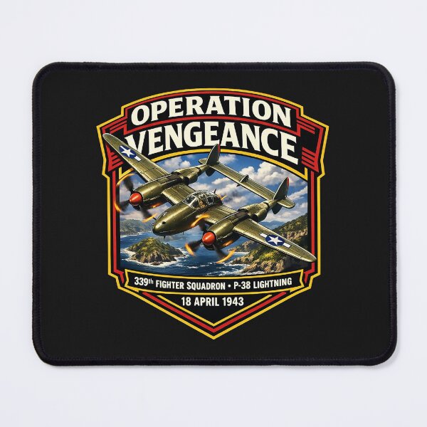 Item preview, P-38 Lightning - Operation Vengeance designed and sold by Omaha Jones T-Shirts and More.