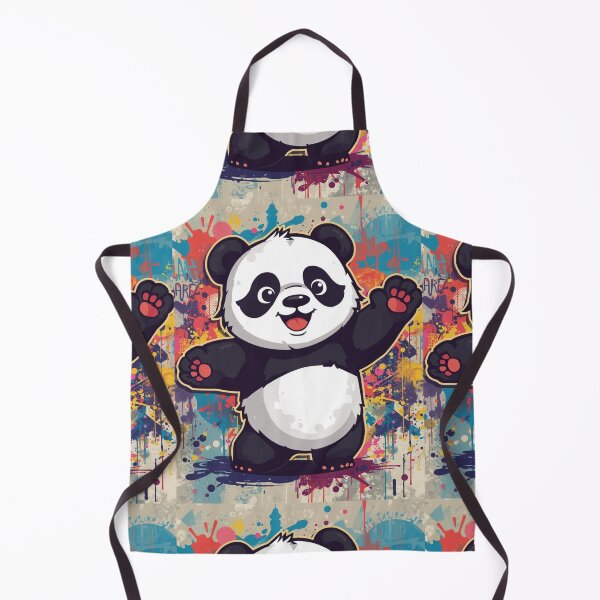 Item preview, Cute Panda Street Art Design – Colorful Graffiti Panda Cartoon, Kawaii Animal Illustration designed and sold by Kruti Collection.