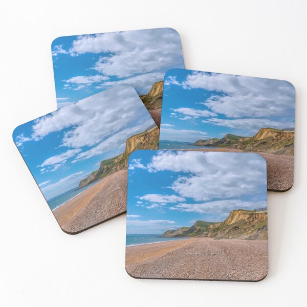 Item preview, Eype, Dorset Beach Scene with Blue Sea and Peaceful Shoreline designed and sold by acceleratorhams.
