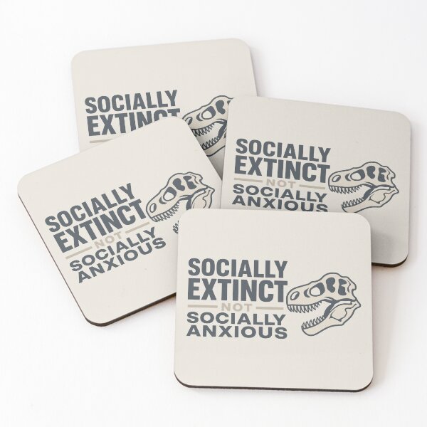 Item preview, Socially Extinct Not Anxious designed and sold by xmoudx.