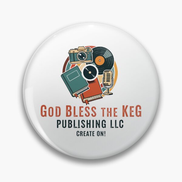 Item preview, The Modern Logo for God Bless the Keg Publishing LLC designed and sold by Elysianart100.