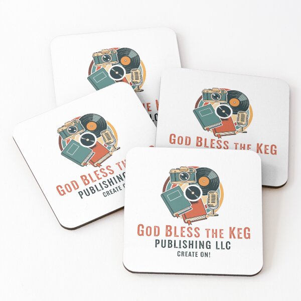 Item preview, The Modern Logo for God Bless the Keg Publishing LLC designed and sold by Elysianart100.