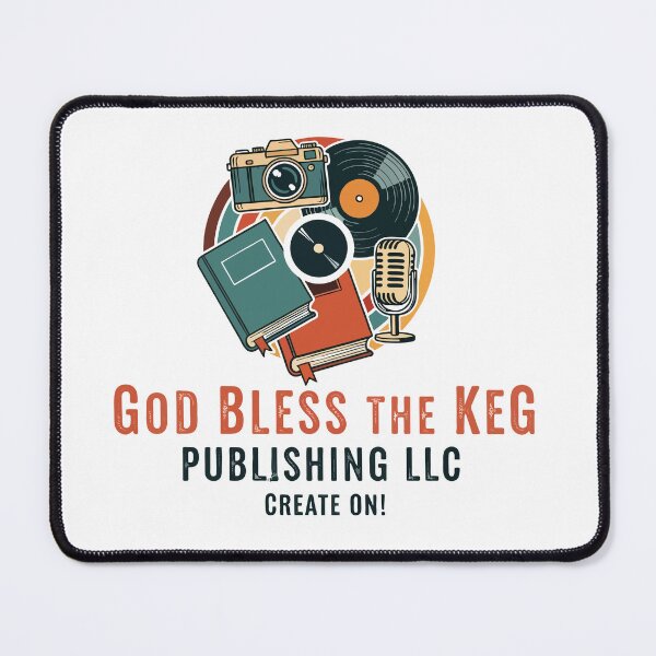 Item preview, The Modern Logo for God Bless the Keg Publishing LLC designed and sold by Elysianart100.