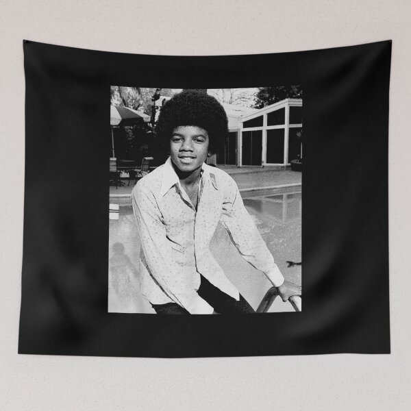 Item preview, Michael Jackson at LA Home The Jackson 5 1975 designed and sold by pegle.