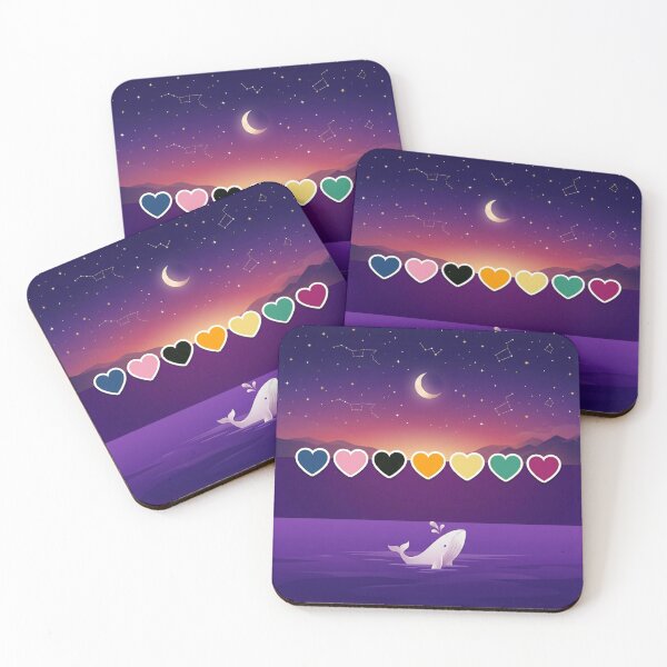 Item preview, ​Seven Hearts Celestial Journey Art designed and sold by NadinGerasi.