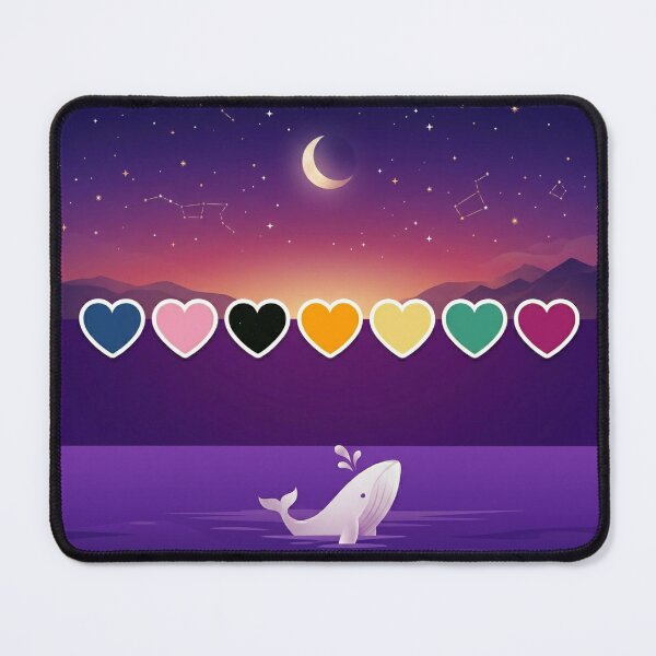 Item preview, ​Seven Hearts Celestial Journey Art designed and sold by NadinGerasi.