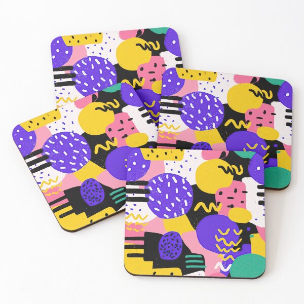 Item preview, Retro 80s and 90s Funky Pop Pattern designed and sold by AeonAcademy.