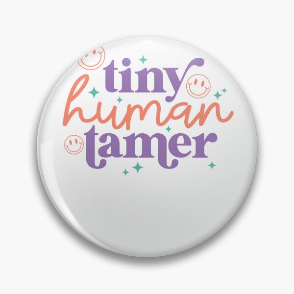Item preview, Tiny Human Tamer Retro Groovy designed and sold by krystalRomanart.