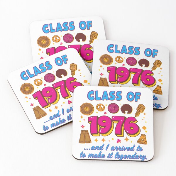 Item preview, Class of 1976 Retro 50th Birthday T-Shirt designed and sold by BornFabulous.