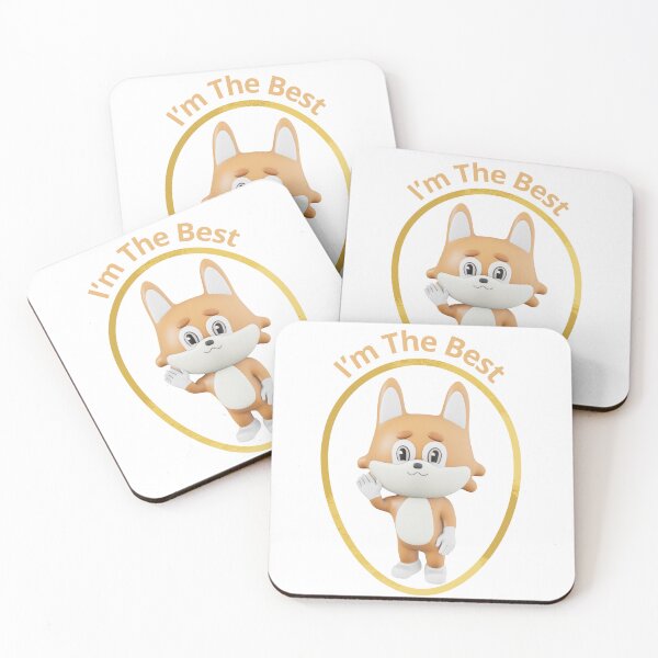 Item preview, I’m The Best Fox Shirt – Cute Funny Animal Positive Quote Design designed and sold by Clothes With Smiling Animals Walt Gral.
