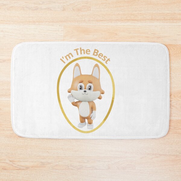 Item preview, I’m The Best Fox Shirt – Cute Funny Animal Positive Quote Design designed and sold by Clothes With Smiling Animals Walt Gral.