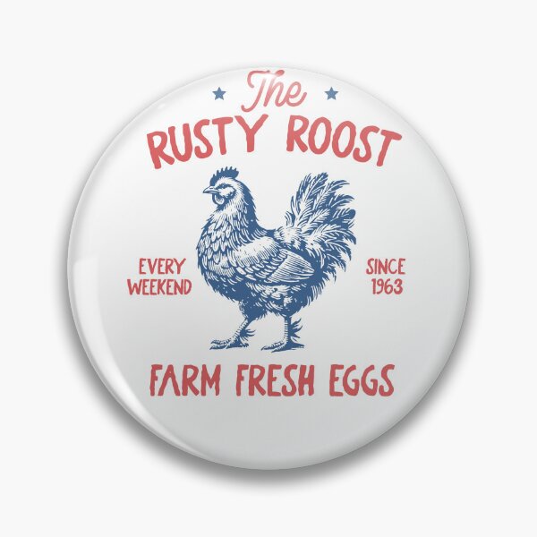 Item preview, The Rusty Roost Farm Fresh Eggs Vintage designed and sold by krystalRomanart.