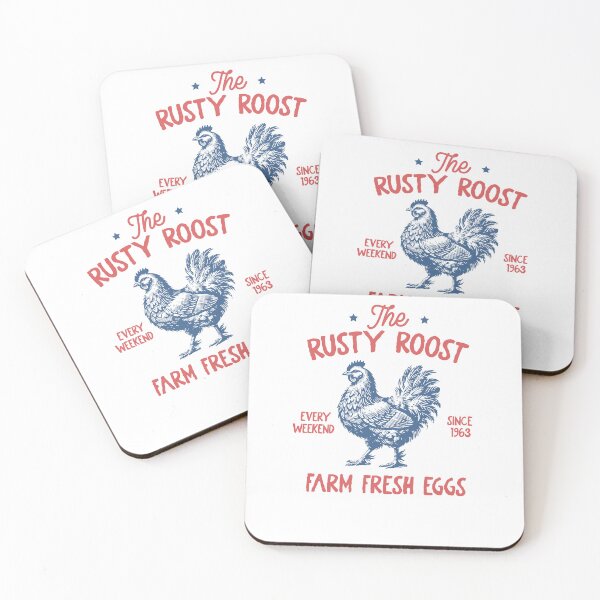 Item preview, The Rusty Roost Farm Fresh Eggs Vintage designed and sold by krystalRomanart.