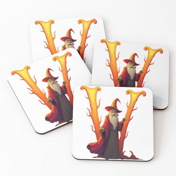 Item preview, Wizard letter V designed and sold by urbanshop7.