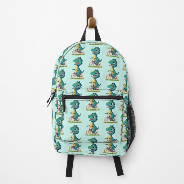 Item preview, little cycling dinosaur designed and sold by KIDS-PRINTS.