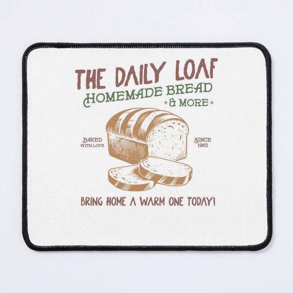 Item preview, The Daily Loaf Homemade Bread Vintage Bakery designed and sold by krystalRomanart.