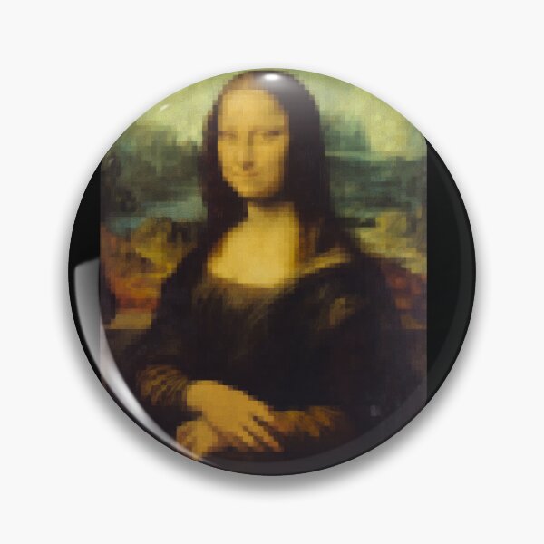 Item preview, Pixelated Mona Lisa Painting designed and sold by Enea Kelo.