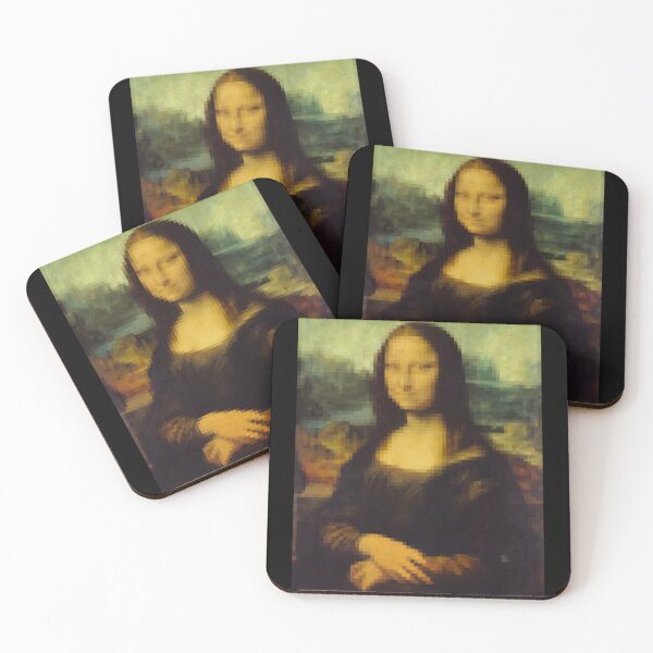 Item preview, Pixelated Mona Lisa Painting designed and sold by Enea Kelo.