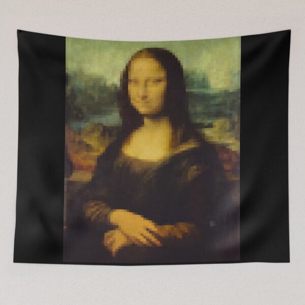 Item preview, Pixelated Mona Lisa Painting designed and sold by Enea Kelo.