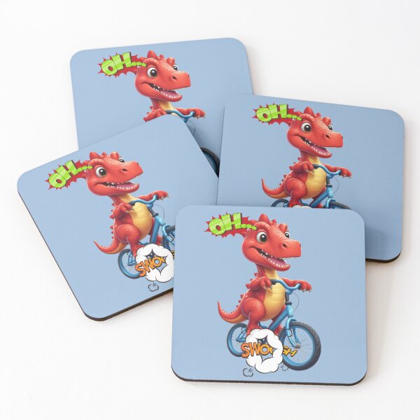 Item preview, driving dinosaurs designed and sold by KIDS-PRINTS.