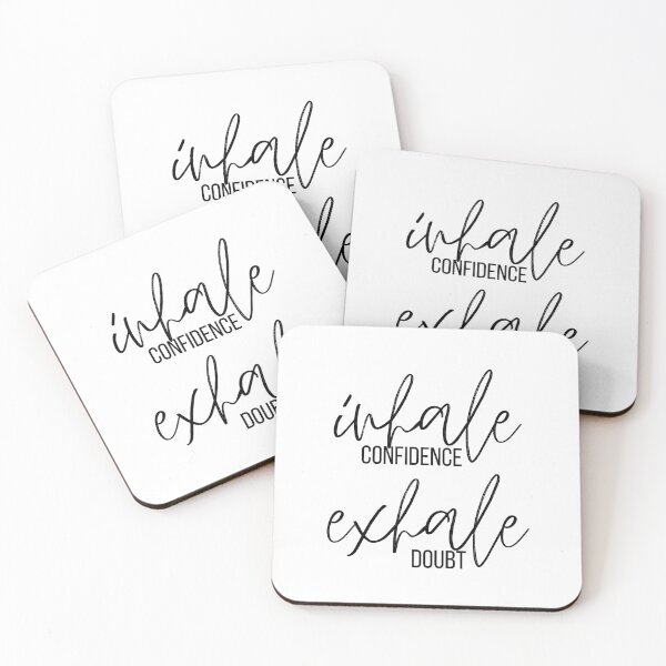 Item preview, inhale confidence, exhale doubt designed and sold by bruise+blush.