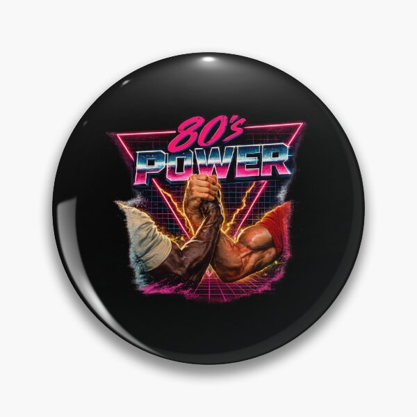 Artikelvorschau, Macht-Handschlag der 80er – Retro-Action-Rivalitätsdesign entworfen und verkauft von Wawan35200.