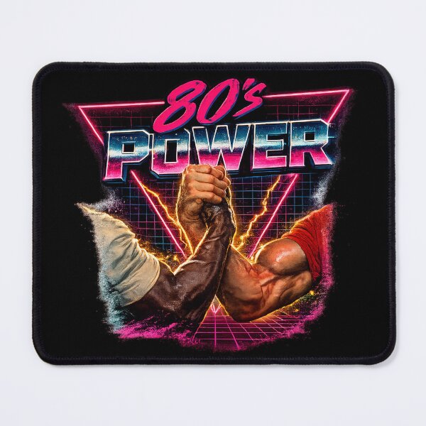 Item preview, 80’s Power Handshake – Retro Action Rivalry Design designed and sold by Wawan35200.