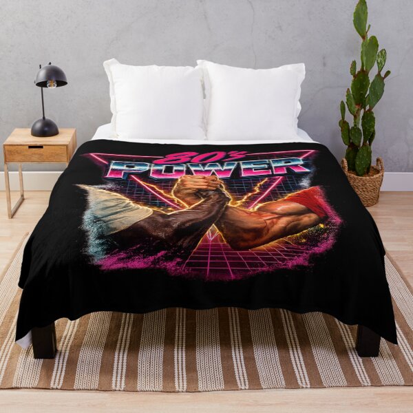 Item preview, 80’s Power Handshake – Retro Action Rivalry Design designed and sold by Wawan35200.