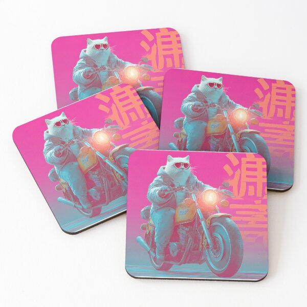 Item preview, Fashion Quirky Cat Adventures Two Wheels Humor Style designed and sold by ART ATTACK ZONE.