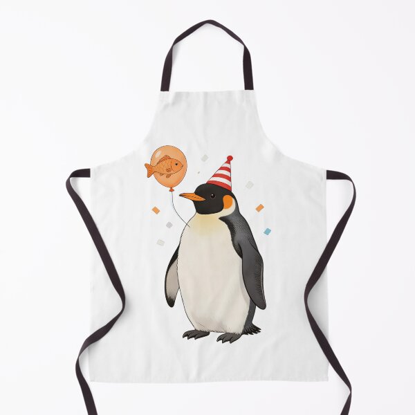 Item preview, National Penguin Day Cute Penguin with Balloon Illustrated Art designed and sold by GymTanLaundry.