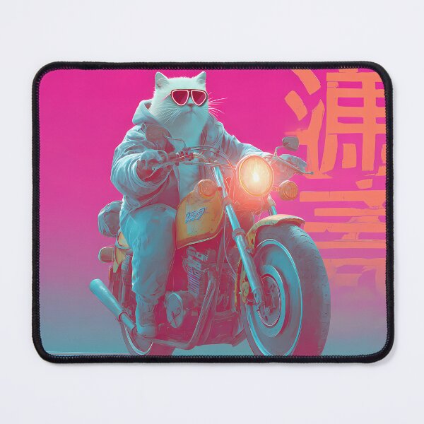 Item preview, Fashion Quirky Cat Adventures Two Wheels Humor Style designed and sold by ART ATTACK ZONE.
