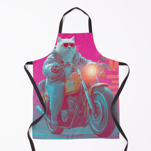 Item preview, Fashion Quirky Cat Adventures Two Wheels Humor Style designed and sold by ART ATTACK ZONE.