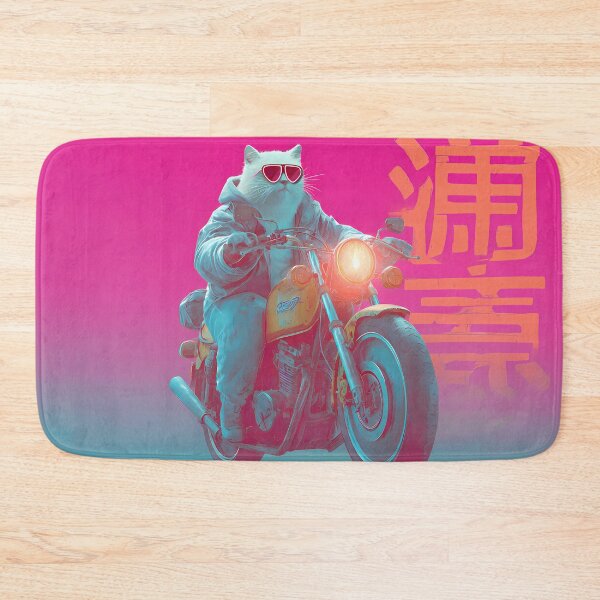 Item preview, Fashion Quirky Cat Adventures Two Wheels Humor Style designed and sold by ART ATTACK ZONE.