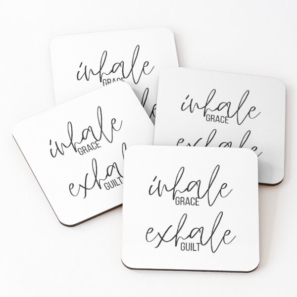Item preview, inhale grace, exhale guilt designed and sold by bruise+blush.