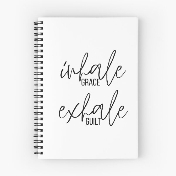 Item preview, inhale grace, exhale guilt designed and sold by bruise+blush.