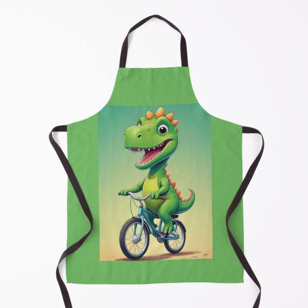 Item preview, Dino on bike designed and sold by KIDS-PRINTS.