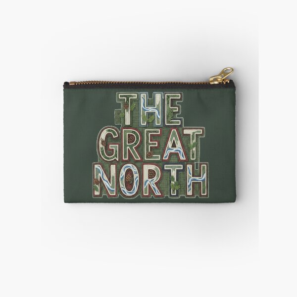 Item preview, The Great North Wilderness Typography Nature Design designed and sold by CloudyCatArt.