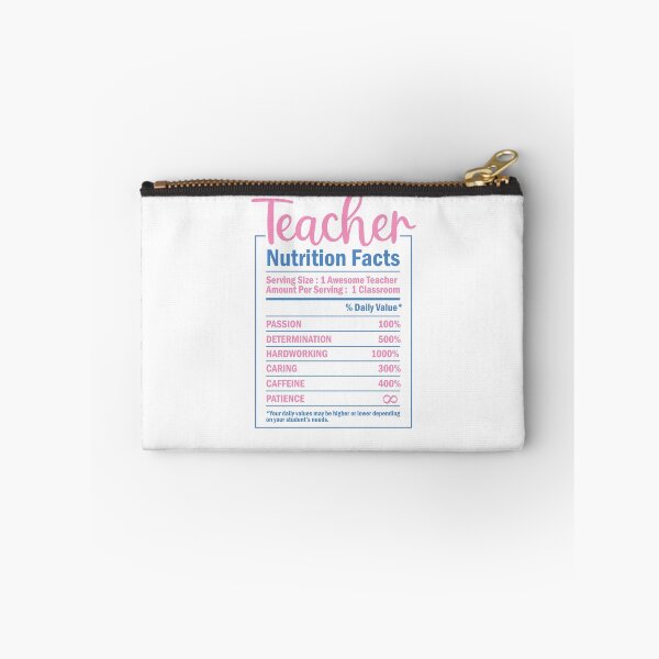 Item preview, Teacher Nutrition Facts Label Funny Back To School designed and sold by krystalRomanart.