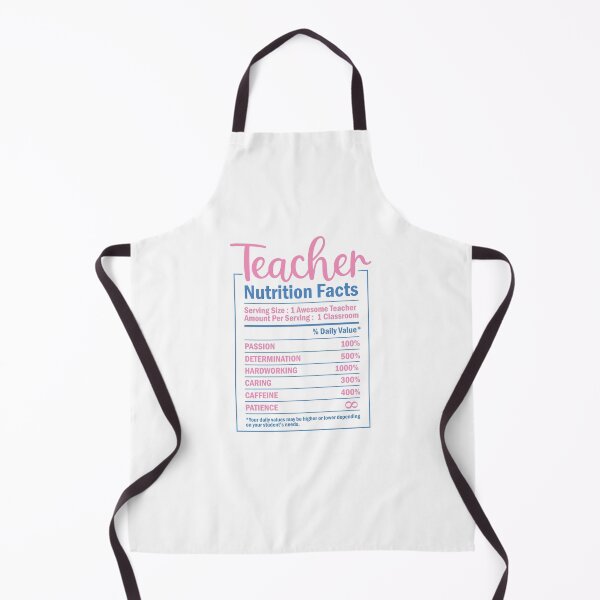 Item preview, Teacher Nutrition Facts Label Funny Back To School designed and sold by krystalRomanart.