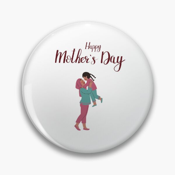 Item preview, Happy Mother’s Day Muslim Mom and Daughter – Hijab Mother Love Design designed and sold by gluxdesing.